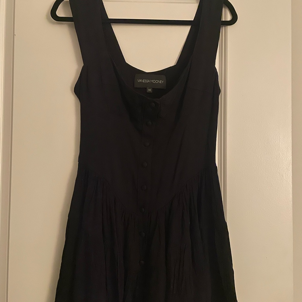 Vanessa Mooney Elisabeth Romper Dress in Black - Picture 6 of 9